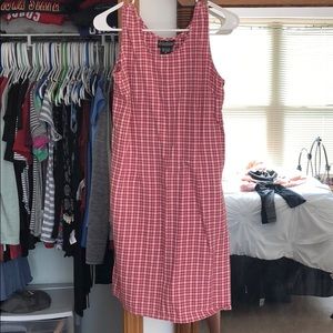 plaid vintage dress